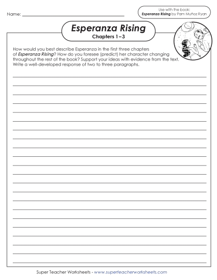 New Writing Prompt: Character Prediction Worksheet New Writing Prompt: Character Prediction Worksheet