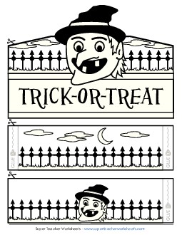 Halloween Witch Hat Worksheet