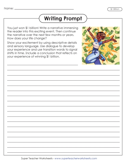 New Winning $1 Billion Worksheet New Winning $1 Billion Worksheet