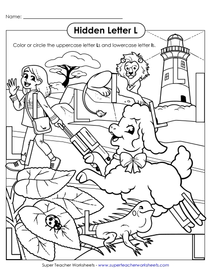 aHidden Letter L