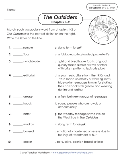 New Vocabulary Activity for Chapters 1 and 2 Worksheet New Vocabulary Activity for Chapters 1 and 2 Worksheet