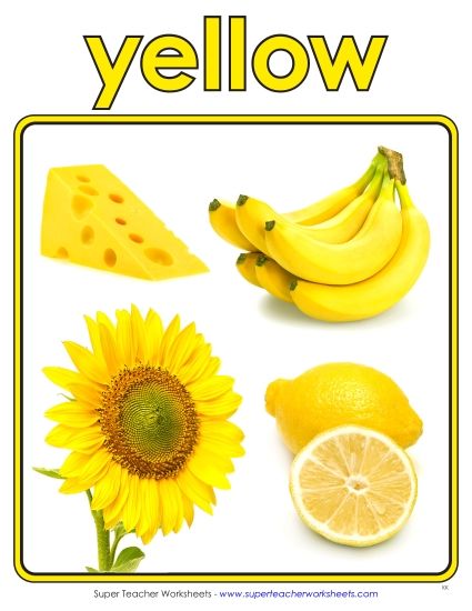 aPhoto Anchor Chart (Yellow)