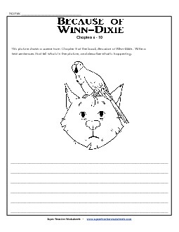 Chapter 8: Summary Picture Book Because Of Winn Dixie Worksheet