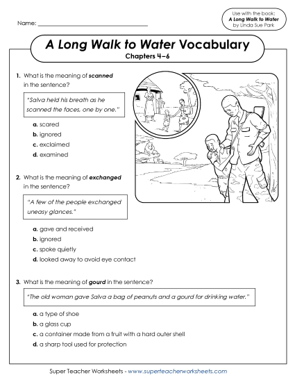 aVocabulary Questions (Chapters 4–6)