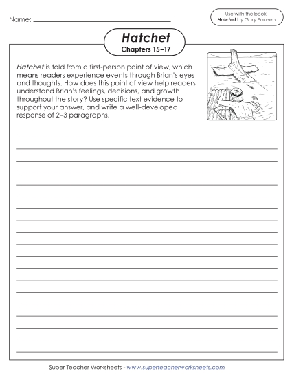 New Writing Prompt: First-Person Point of View Worksheet New Writing Prompt: First-Person Point of View Worksheet