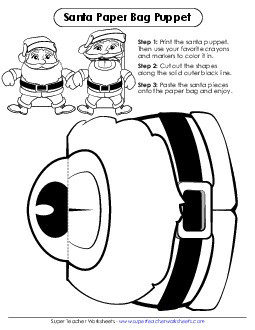 Christmas: Santa Claus Worksheet