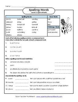 Spelling Question Worksheet Spelling D Worksheet