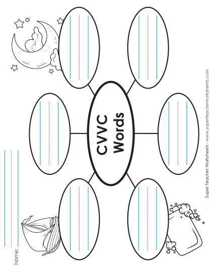 New CVVC Word Web Worksheet New CVVC Word Web Worksheet