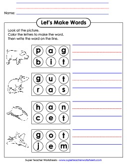 Phonics - Full List Worksheets Learning Tool