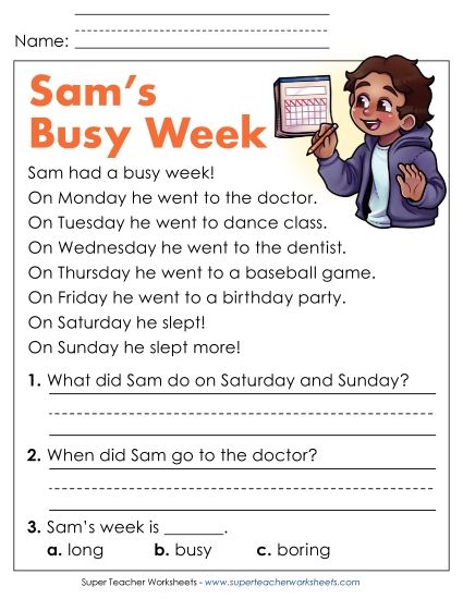 aSam's Busy Week