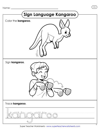 New Kangaroo Worksheet New Kangaroo Worksheet