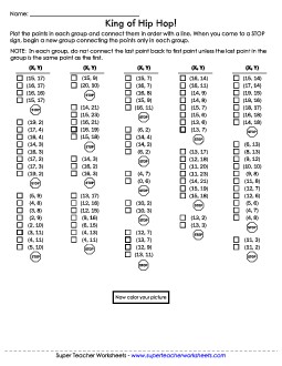 Mystery Graph - Rabbit Mystery Graph Picture Worksheet