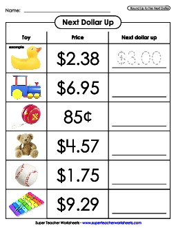 Rounding Worksheets Learning Tool