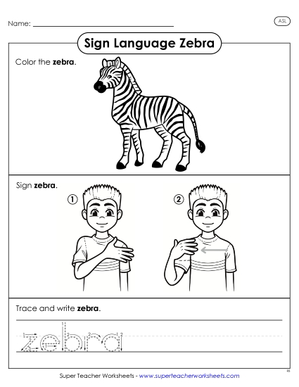 New Zebra Worksheet New Zebra Worksheet