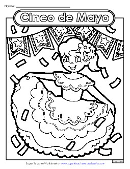 Dancer Coloring Page Coloring Pages Worksheet