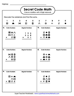 SCM: Multiple Addends 3 Addends; 3 Digits Addition Worksheet