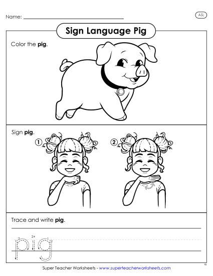New Pig Worksheet New Pig Worksheet