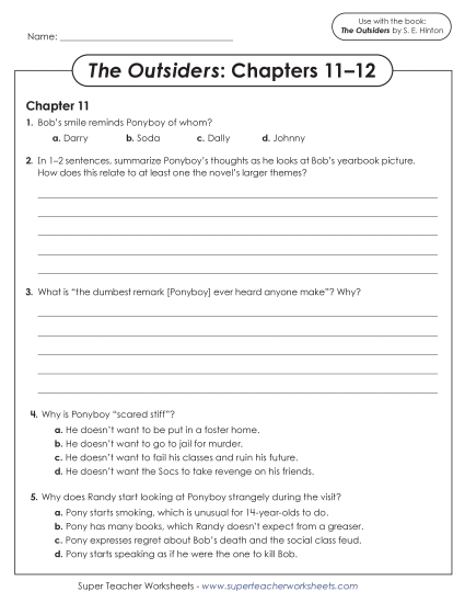New Questions for Chapters 11–12 Worksheet New Questions for Chapters 11–12 Worksheet