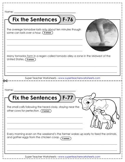 aFix the Sentences F-76 through F-80