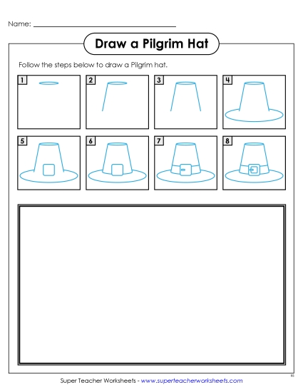 New Draw a Pilgrim Hat Worksheet New Draw a Pilgrim Hat Worksheet