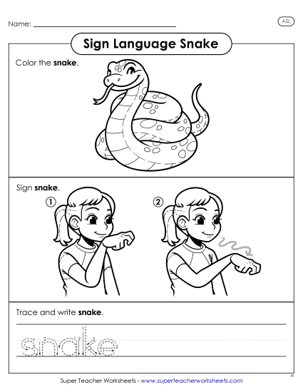 New Snake Worksheet New Snake Worksheet