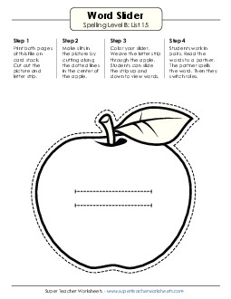 2nd Grade Spelling (Level B) Classroom Teaching Material