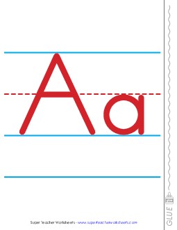 Alphabet Banner (Letters Only;  15-Feet Long) Worksheet