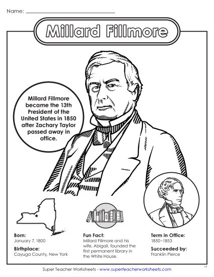 New Millard Fillmore Fact Sheet Worksheet New Millard Fillmore Fact Sheet Worksheet