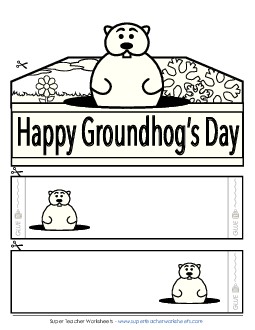 Groundhog: Shadow Holiday Worksheet