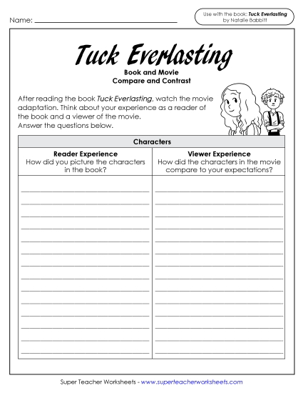 New Reader & Viewer Experience Comparison Worksheet New Reader & Viewer Experience Comparison Worksheet