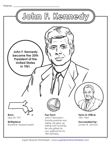 New John F. Kennedy Fact Sheet Worksheet New John F. Kennedy Fact Sheet Worksheet