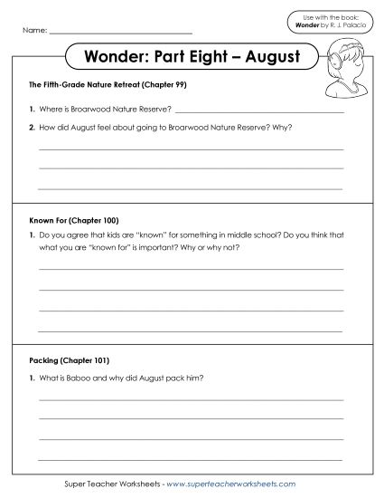 aQuestions for Part 8