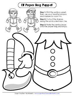 Christmas: Elf Worksheet