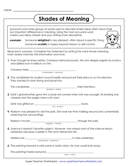 New Complete the Sentence Worksheet New Complete the Sentence Worksheet