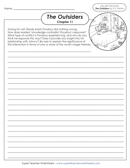 New Writing Prompt: Randy's Visit Worksheet New Writing Prompt: Randy's Visit Worksheet