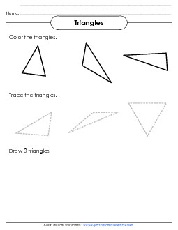 Triangles Geometry Worksheet