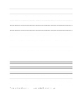 Small Dotted Lines (No Line for Name) Printing Worksheet