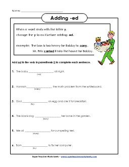 Suffixes -ed Prefixes Suffixes Worksheet