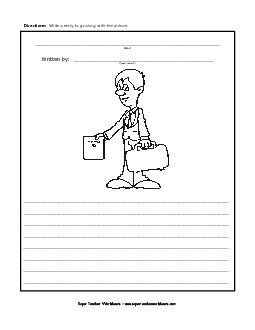 Traveler Writing Storypics Worksheet