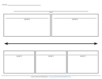 Timeline Worksheet - 5 Free Worksheet