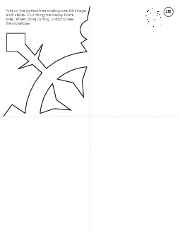 Snowflake 2 Winter Worksheet