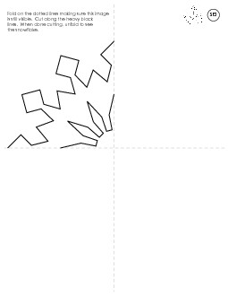 Snowflake 3 Winter Worksheet