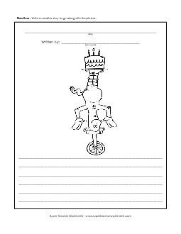 Unicycle Cat Drseuss Worksheet