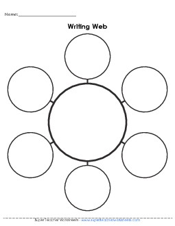 Web - 6 Graphic Organizers Worksheet