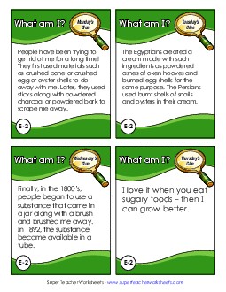 E2 - Plaque Challenges Worksheet