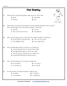 Questions (Whole Book) Books Worksheet