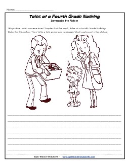 Chapter 6 - Summarize the Picture Worksheet