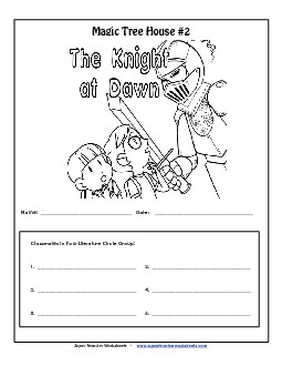 Lit Circles: Cover Page Books Worksheet