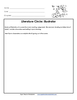 Lit Circles: Illustrator Books Worksheet