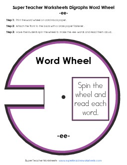 EE -  Word Wheel Word Wheels Worksheet